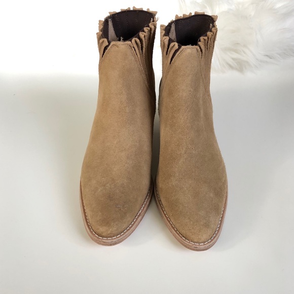 Anthropologie Faryl Robin Suede Ankle Boots NWOB - Picture 3 of 8